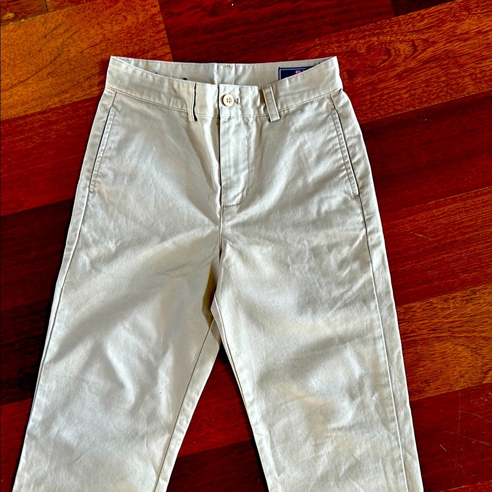 Classic flat front khaki pants for boys